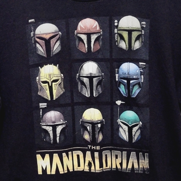 Star Wars The Mandalorian Graphic T-Shirt Large - Picture 2 of 4